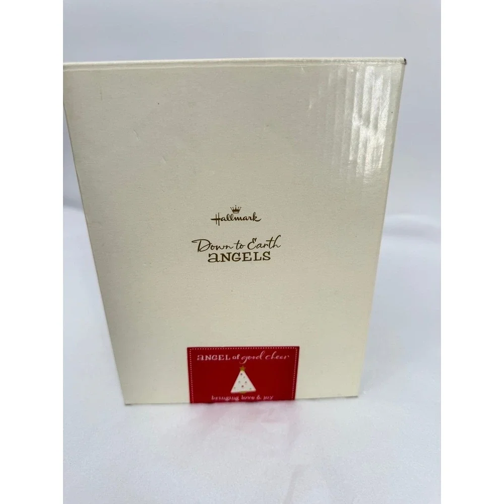Hallmark Down to Earth Angel of Good Cheer Figurine Holiday Decor w/ Box